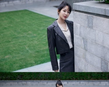 杨紫冬日冷调写真释出 静谧黑搭配